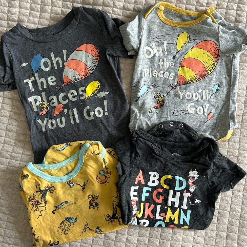 Dr. Seuss graphic tee bundle